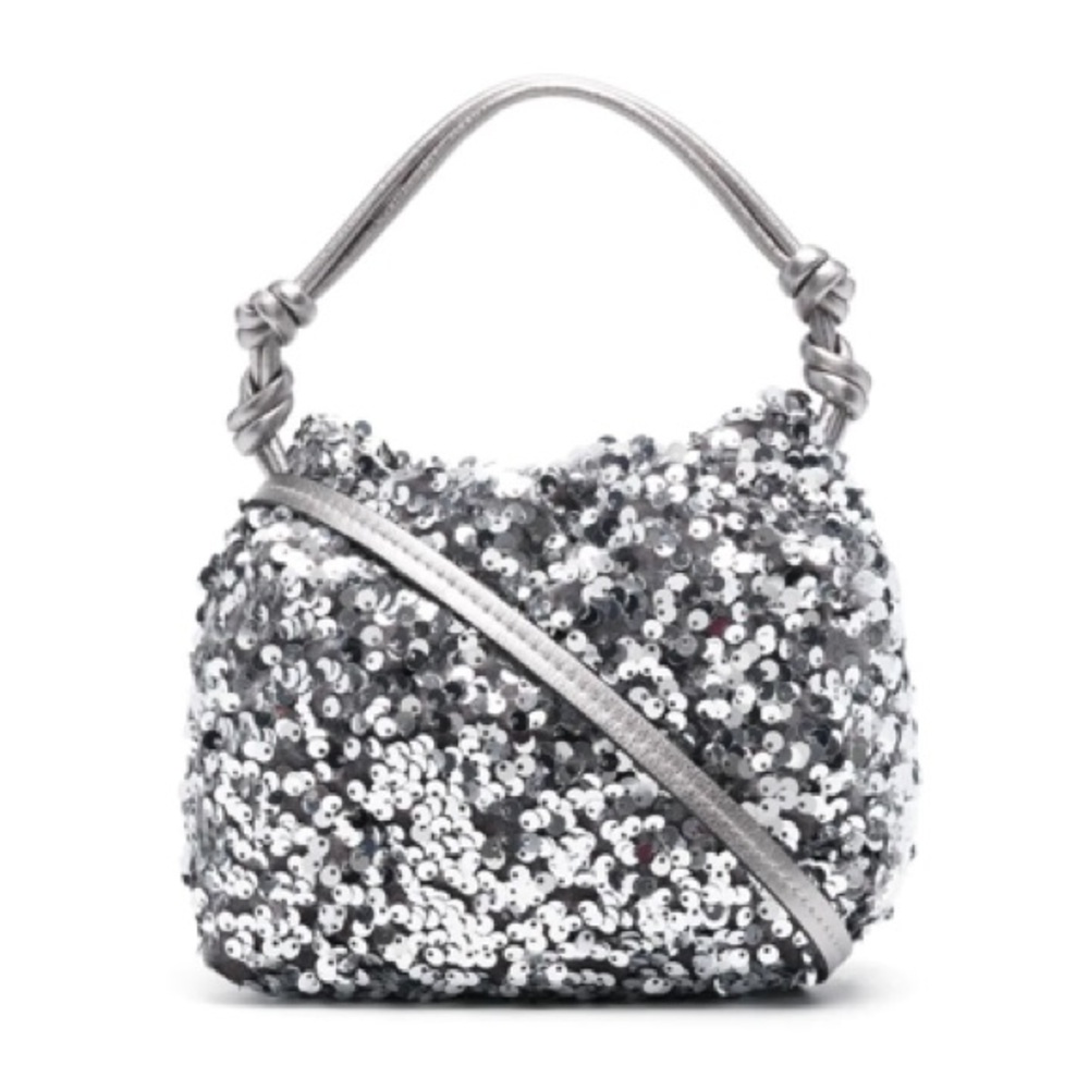 Silver Sequin Mini Bag